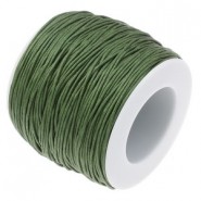 Waxkoord 1.0 mm Jungle green